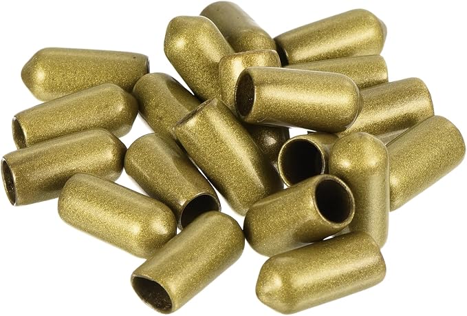 uxcell 20pcs Rubber End Caps 7mm ID Vinyl Round Tube Bolt Cap Cover Thread - Image 4