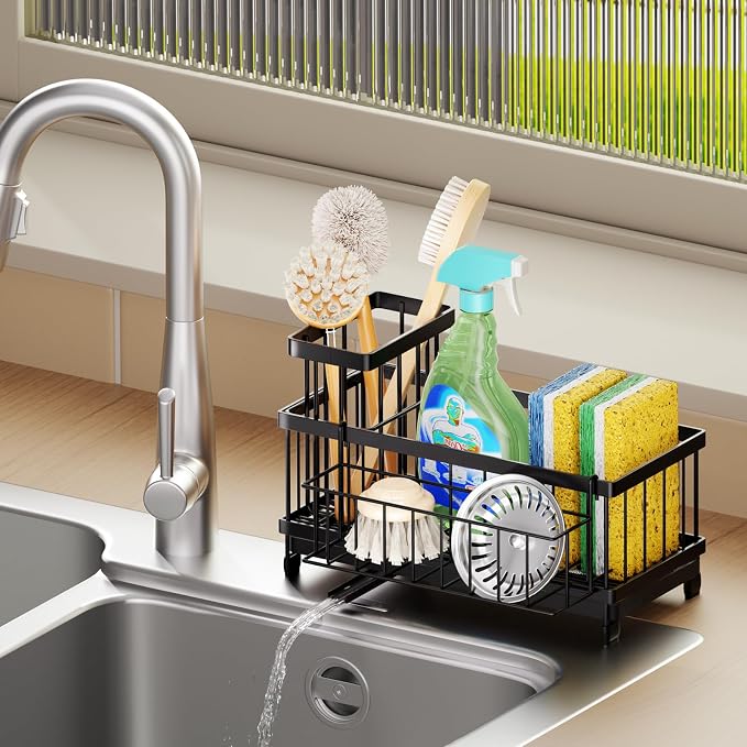 SWTYMIKI Sink Caddy Sponge Holder - Image 3