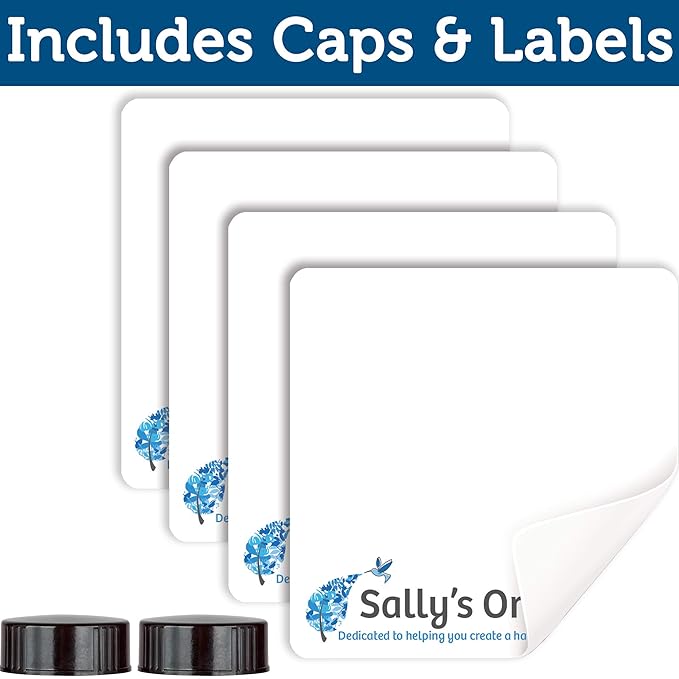 Sally's Organics Empty Amber Glass Spray Bottles - Image 4