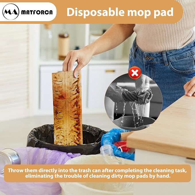 10 Pack Disposable Power Mop Pads Refilles - Image 5