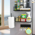 Magnetic Spice Rack for Refrigerator Magnetic Fridge Shelf for Kitchen Spice by SUROQUE