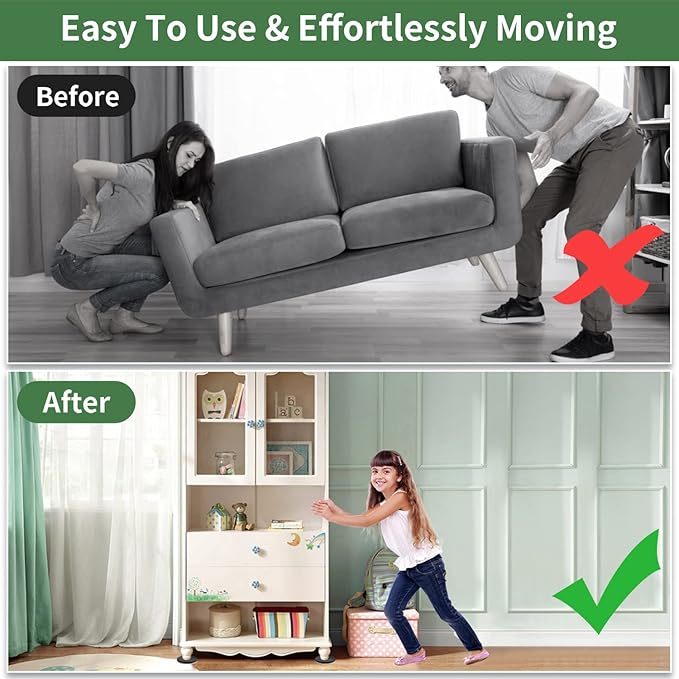 Ezprotekt 2.5" Felt Furniture Movers Sliders - Image 4