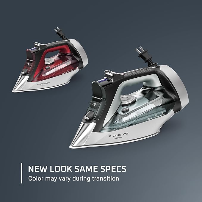 Rowenta Iron, Focus Excellence Stainless Steel Soleplate Steam Iron - Image 8