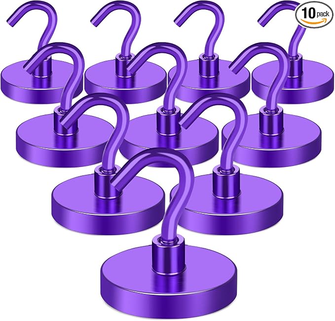 MIKEDE Magnetic Hooks, 150LB Heavy Duty Magnets by MIKEDE