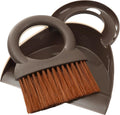 Round Handle Brush and Dustpan Set Small Broom & Dustpan Portable Handheld by BSMstonehouseholdsupplies