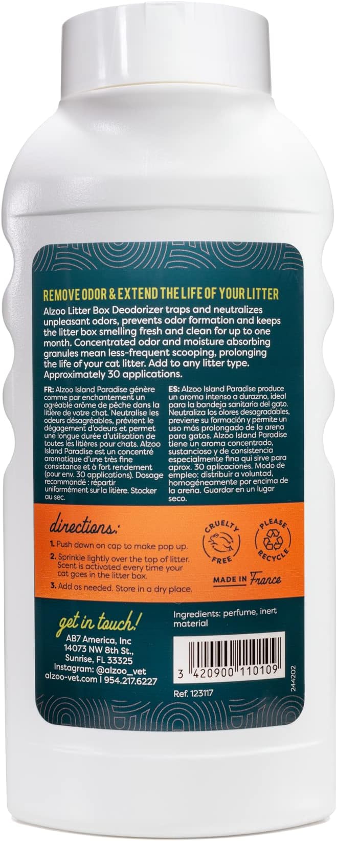 ALZOO Cat Litter Deodorizer, Concentrated Granules Absorb & Help Neutralize - Image 3