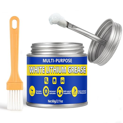 AstraVox Multi-Purpose White Lithium Grease, 60ml Automotive Grease by AstraVox