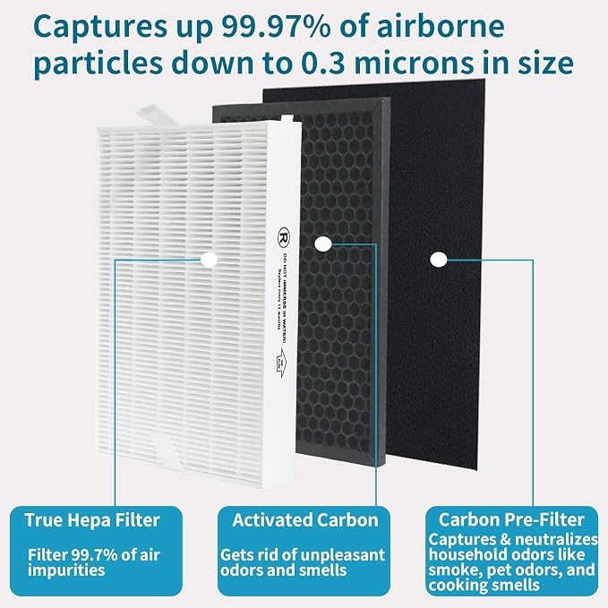True HEPA Replacement Filter Kit Compatible - Image 2