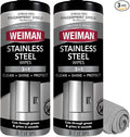 Weiman Stainless Steel Cleaner and Polish Wipes Bundle by Weiman