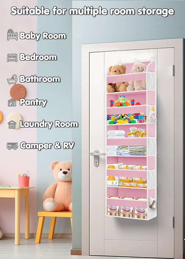 2 Pack Over The Door Storage Organizer - Image 4