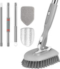 SetSail Floor Scrub Brush, 3-In-1 Tile Tub Floor Scrubber by SetSail