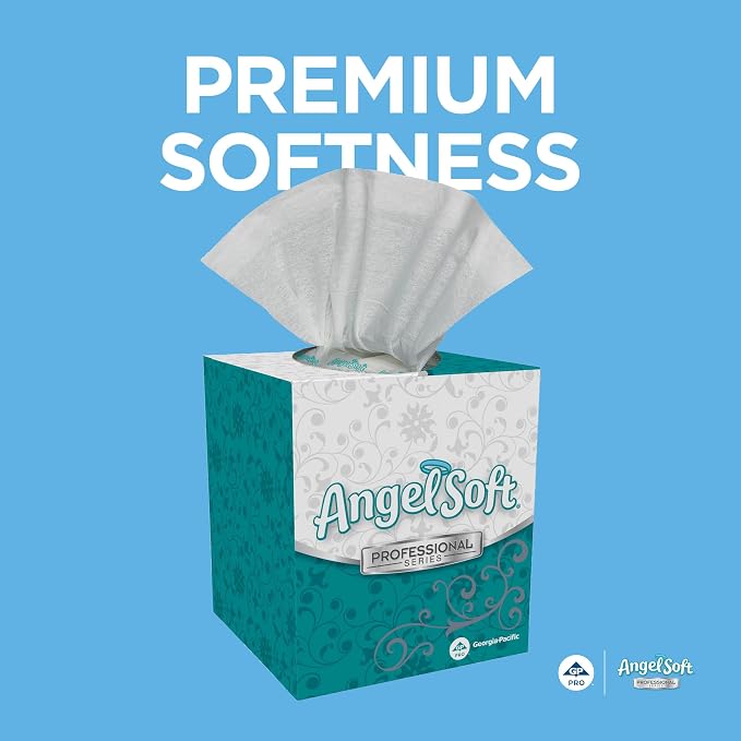 Angel Soft Professional Series 2-Ply Facial Tissue, 96 Sheets, 36 Boxes - Image 5