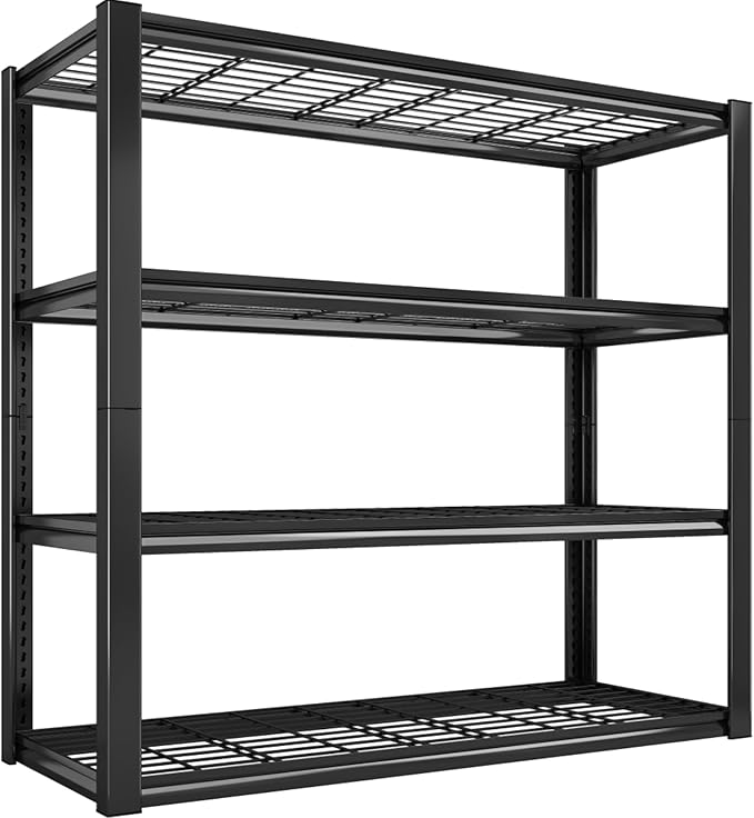 REIBII 40" W Garage Shelving 2240 LBS Storage Shelves Adjustable Metal Shelving by REIBII