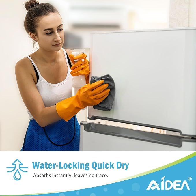 AIDEA Microfiber Cleaning Cloth 100PK, Soft Microfiber Towels - Image 7