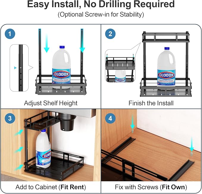iSPECLE Under Kitchen Sink Organizer - Image 5