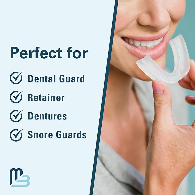 Retainer Cleaner and Soak Container, No-Mess Cleaning Tablets - Image 4
