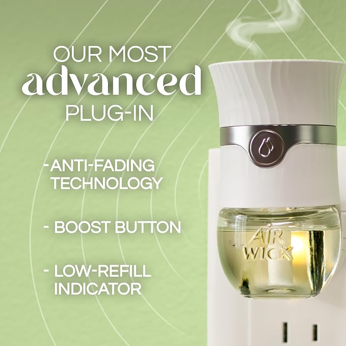Air Wick Vibrant Plug in Scented Oil Refill, Nectarine & Paradise Flower - Image 4