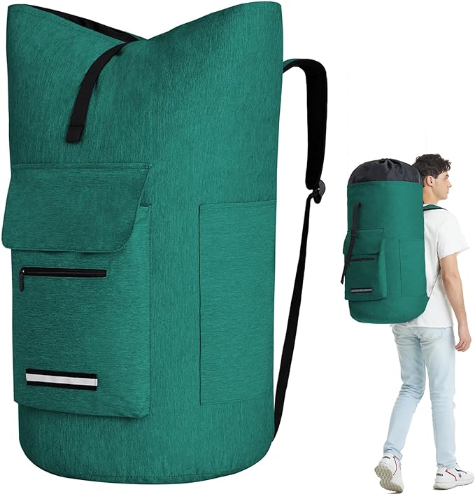 Laundry Backpack with Shoulder Straps，Laundry Bag Extra Large 115L，Laundry by QUOVEXA-SimplifyYourDay