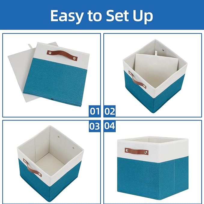 Temary Storage Cube Bins 11 Cube Storage Bins Storage Baskets - Image 7