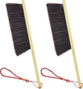 2 Piece Wooden Hand Broom, Dust Brush, Bench Brushes, Soft Bristles, Long by HIQU+and+HIST