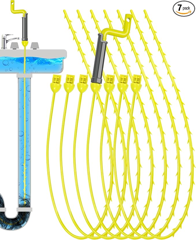 Drain Clog Remover Tool, 30 Inch Sink Snake Hair Clog Remover by DrSnake