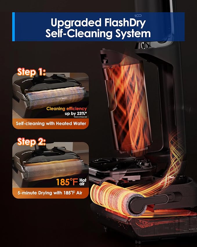 Tineco Floor ONE S7 Stretch Ultra Cordless Wet Dry Vacuum Cleaner, 180°Lay-Flat - Image 7