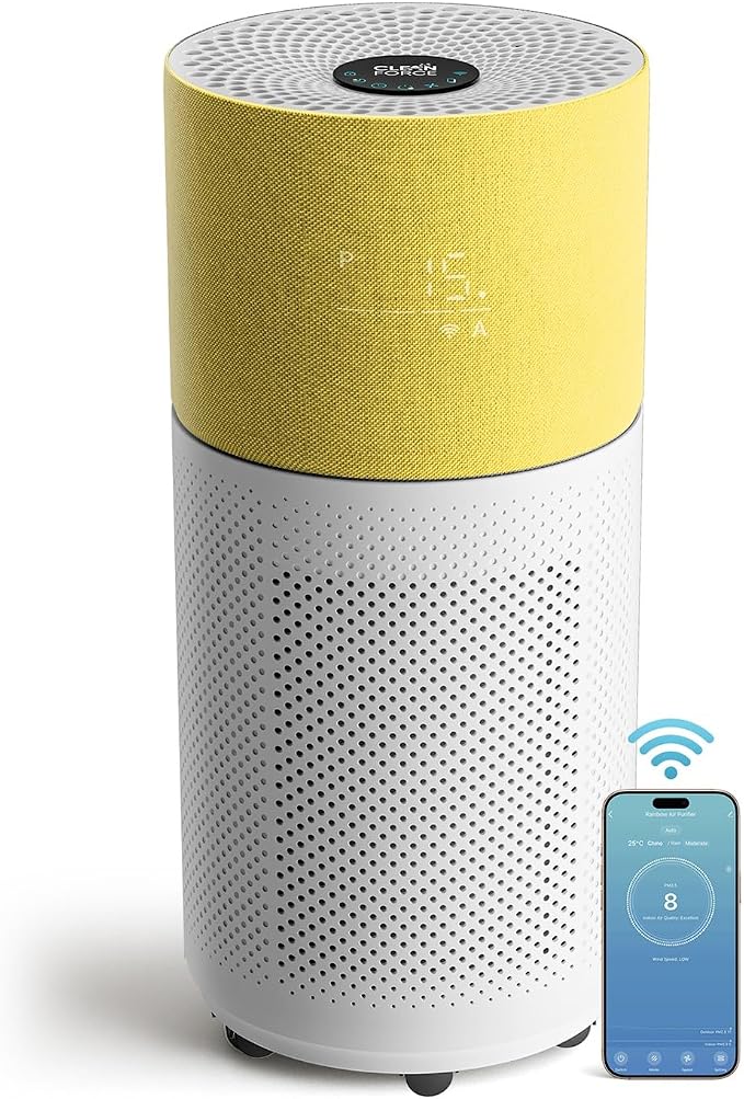 CleanForce Rainbow H13 True HEPA Air Purifier by CLEANFORCEAIR
