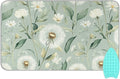 Sage Green Dandelions Flower Ironing Mat by Tatenale