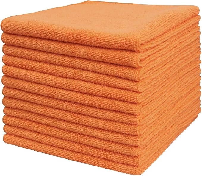 Tricol Clean Microfiber Cleaning Cloth, 12 Pack Ultra-Thick Cleaning Rags by TricolClean