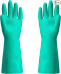 ThxToms Chemical Resistant Nitrile Gloves, Resist Household Acid, Solvent and by ThxToms