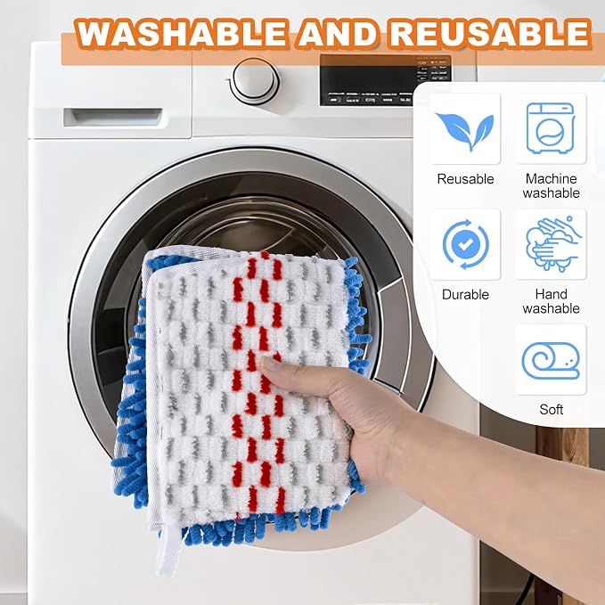 Microfiber Mops for Floor Cleaning, Flat Mop for Wet & Dry Use, Dust Mop for - Image 6