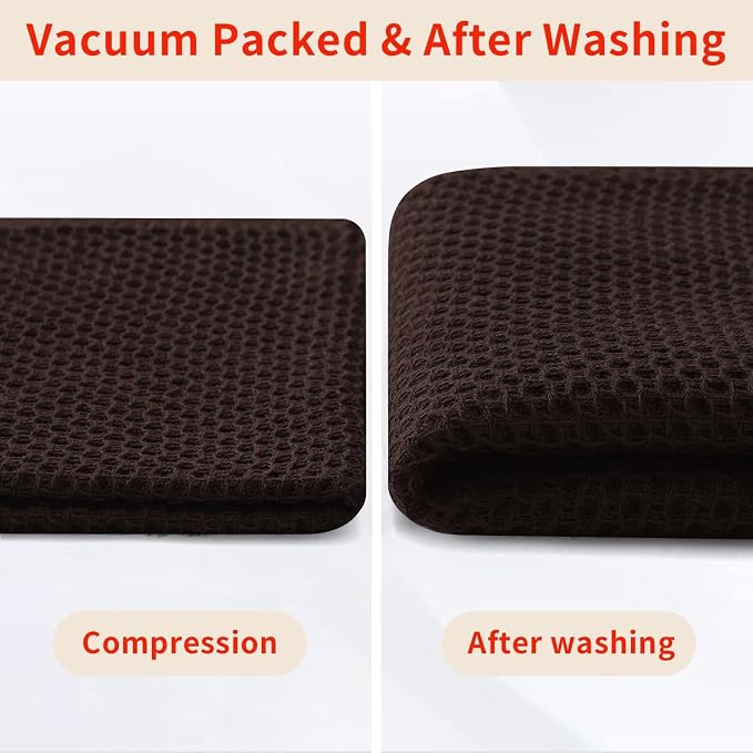 Homaxy 100% Cotton Waffle Weave Kitchen Dish Cloths, Ultra Soft Absorbent Quick - Image 8