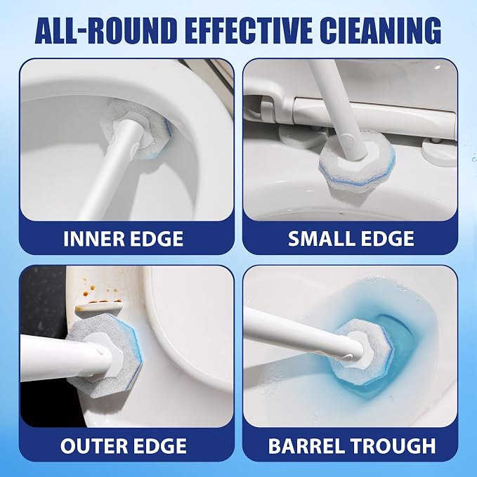 100 Count Disposable Toilet Bowl Wand Refills Prefilled - Image 6