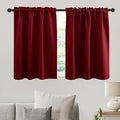 RYB HOME Small Window Curtains Blackout, Privacy Thermal Insulating Drapes by RYBHOME
