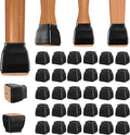 BALEINE 32 Pack Silicone Chair Leg Floor Protectors, Stool Leg Protectors Cap by BALEINE