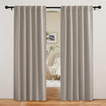RYB HOME Blackout Curtains 80 inches Long Thermal Insulating Large Window by RYBHOME