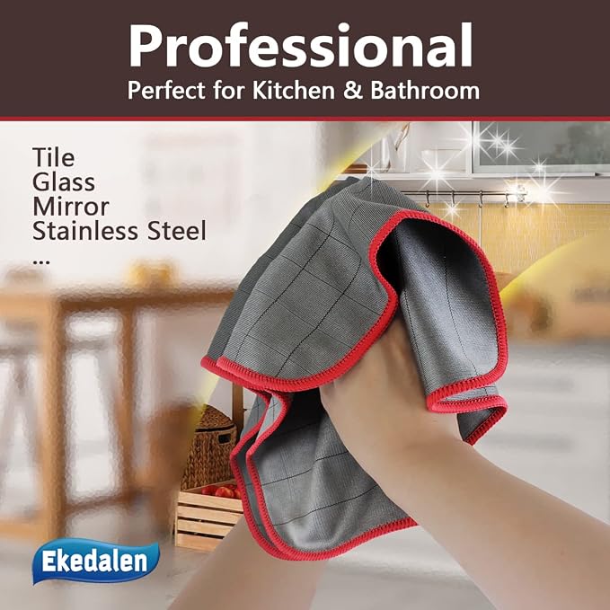 Lint Free Carbon Microfiber Cleaning Cloth Glass Window Polishing Streak Free - Image 4
