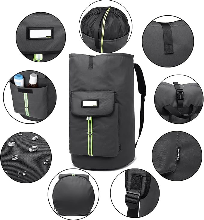 laundry bag backpack, extra-large heavy duty laundry bags, laundry backpack - Image 4