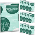 120 Pcs Disposable Flushable Paper Toilet Seat Covers Travel Supplies Essentials by KISEER