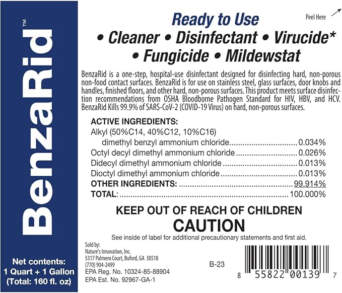 Pro Mold Killer Fungicide Disinfectant including Aspergillus Niger H5N1 Pack | - Image 7