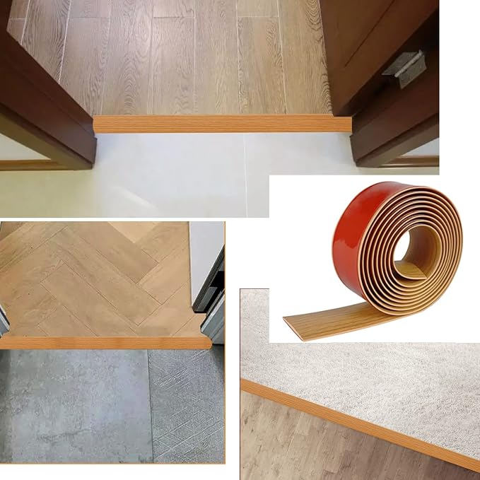 Floor Transition Strip & Self Adhesive Floor Vinyl Floor Edge Trim Laminate - Image 5