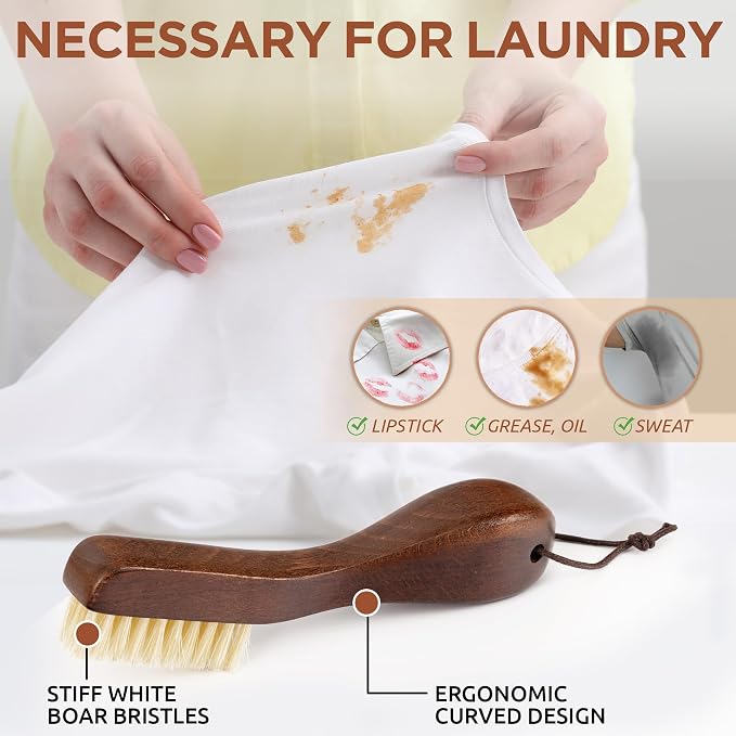 TAKAVU Stain Brush, Laundry Brush - Image 3