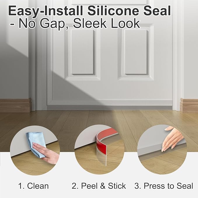 Heavy-Duty 36 ft x 3 in Weather Stripping, Extra Thick 2mm Door Draft Stopper - Image 5