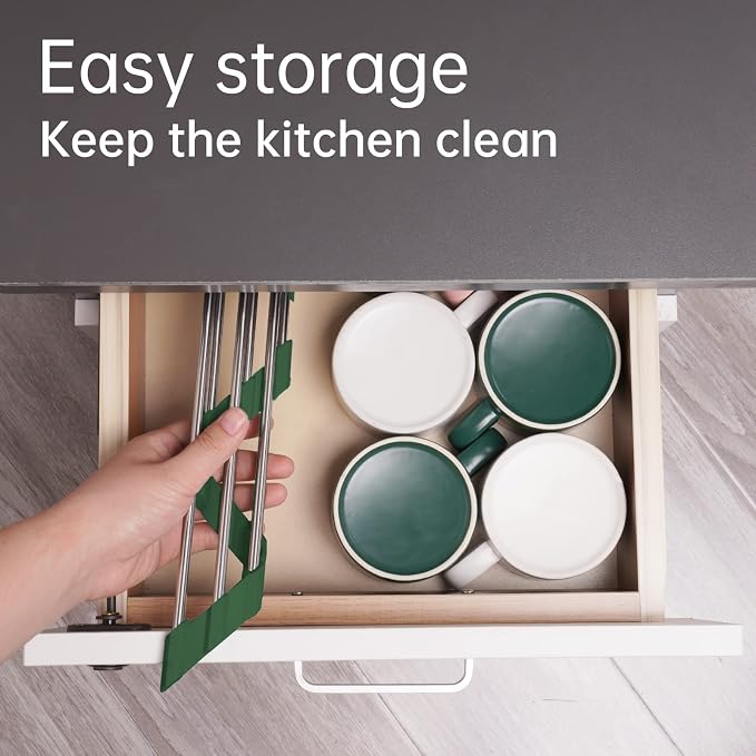 Tomorotec Triangle Roll-Up Dish Drying Rack - Image 6