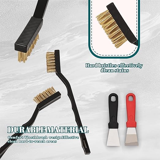48 Pcs Mini Brass Brush Set, Brass Scratch Brush - Image 7