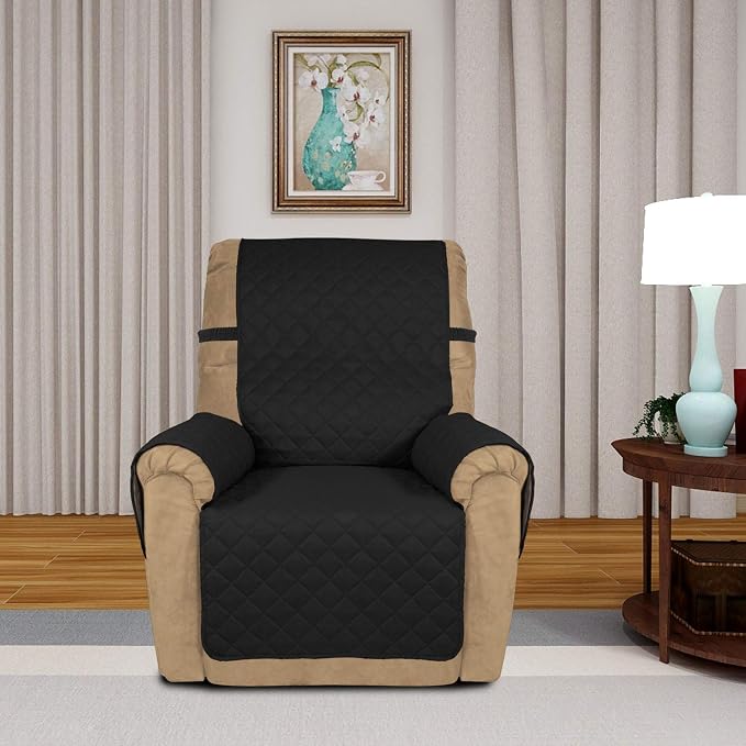 PureFit Reversible Quilted Sofa Cover, Water Resistant Slipcover Furniture - Image 2