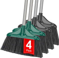 4 PCS Heavy Duty Broom Outdoor/Indoor Commercial Broom by KeFanta