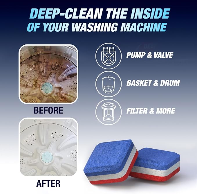 Washing Machine Cleaner Tablets 56 Pack - Image 2