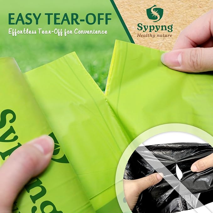 Compostable Kitchen Trash Bags 8-10 Gallon – Heavy-Duty, 1.1 Mil Thick - Image 4