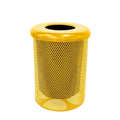 Coated Outdoor Furniture 32-Gallon Heavy-Duty Punched Steel Round Trash by CoatedOutdoorFurniture